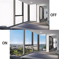 Película de Vidrio Inteligente PDLC Conmutable, Protección de Privacidad, Antiexplosión, Autoadhesiva, Decorativa para Ventanas de Edificios, para Uso Hospitalario