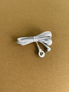 Blanco 2,5 Bend Head 2 en 1 Cable de electrodo de botón para máquina de terapia Digital Masajeador de pulso electrónico Unidad <span class=keywords><strong>TENS</strong></span> Producto de masaje - Product Image 3