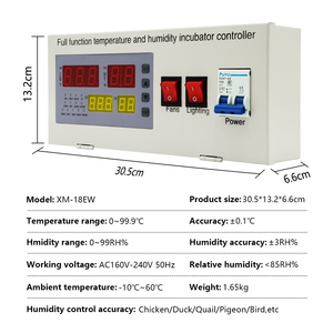 Contrôleur d'incubateur d'œufs entièrement <span class=keywords><strong>automatique</strong></span> Xm-18ew, contrôleur d'éclosion d'œufs, contrôleur de température et d'humidité - Product Image 4