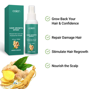 Oalen Dropshipping Green Ginger favorise la croissance Spray traitement perte de <span class=keywords><strong>cheveux</strong></span> Spray de croissance des <span class=keywords><strong>cheveux</strong></span> pour les femmes - Product Image 6