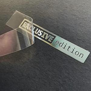 Crystal Sticker Custom Uv Printing PET Material Gloss Lamination <b>Waterproof</b> Logo <b>Label</b> For Branding - Product Image 2