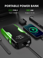 Démarreur de batterie de voiture multifonction haute qualité 600A ultra-sûr 6400 mAh avec lampe intégrée