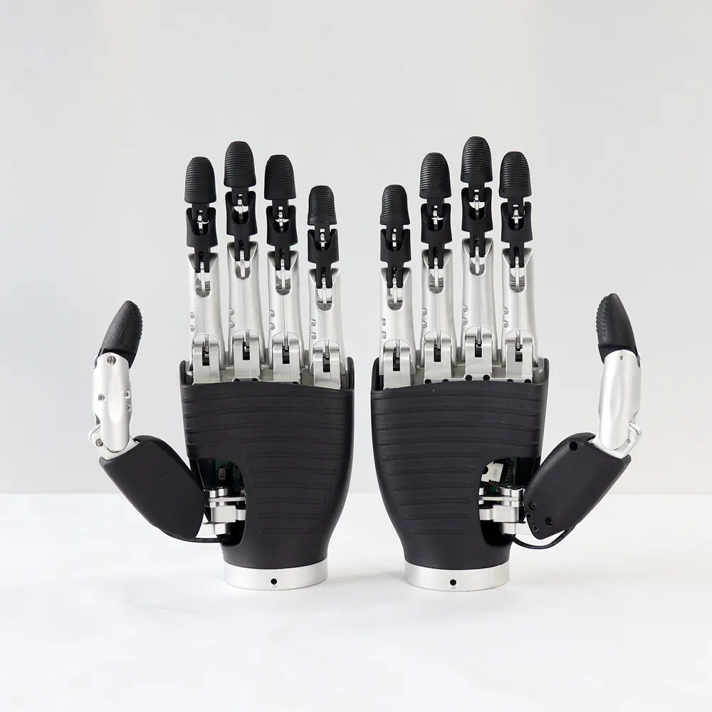 Robot el biyonik Robot dexterous kol 5 parmak el yapay robotik mekanik el