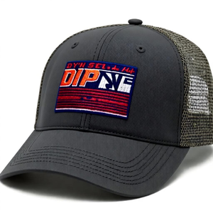 Casquette Trucker 5 Panneaux en Maille Tendance pour Enfants et Hommes, Idéale pour les Activités de Plein Air et les Voyages Décontractés, avec Patchs Stylés - Product Image 1