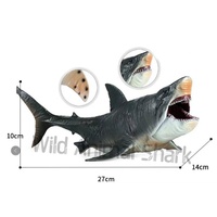 Jouets SL Models, animaux marins en plastique réalistes, modèle éducatif de Megalodon, échelle 1/12, pour les âges 4-12+, unisexe, emballage d'origine