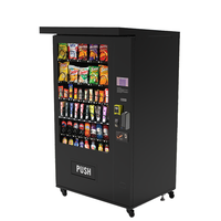 ZhongDa European Standard Hot Sale Waterproof POS Snack Vending Machine IC Card 22-inch Touch Screen SDK Cloud-Based Remote ADA