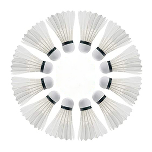 Volant de <span class=keywords><strong>badminton</strong></span> spécial à plumes d'oie courbées, article de sport très vendu, idéal pour l'entraînement en intérieur et en extérieur - Product Image 3