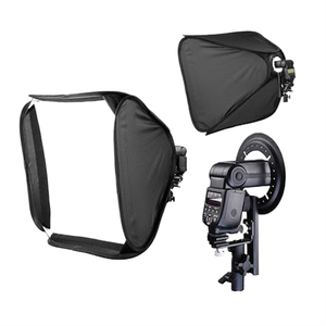 Studio photo portable pliable ABS à dégagement rapide de 40 cm avec support en S pour Godox, Yongnuo, Triopo, <span class=keywords><strong>Neewer</strong></span> - Product Image 1