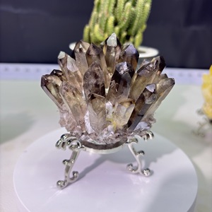 Wholesale Natural Beautiful Colorful Quartz RAW STONE <b>Cluster</b> Angel Aura <b>Crystal</b> Specimen Irregular Shape for Home Decor - Product Image 4
