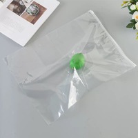 Sac à fermeture éclair givré personnalisable, sac en plastique CPE à fermeture éclair pour vêtements