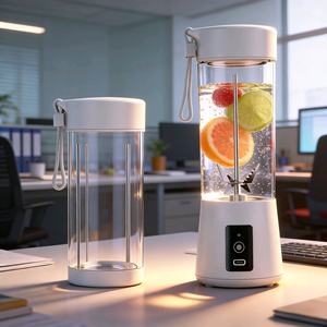 Licuadora Portátil Mini de 6 Cuchillas, 400 ml, Acero Inoxidable 304, Bajo Ruido, para Hogar, Oficina, Camping al Aire Libre - Product Image 1