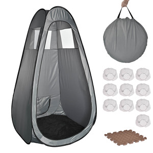 Tenda per presa d'aria senza sole con aerografo Pop-Up per cabina abbronzante Oxford Spray portatile