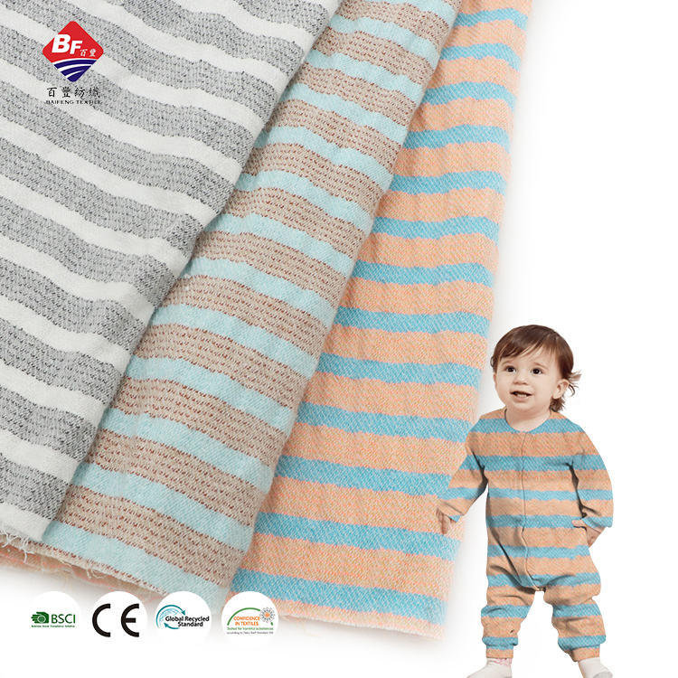 91.7% Cotton 5%spandex 3.3% Viscose Soft Feeling Woven CVC Muslin Fabric for Baby Garment