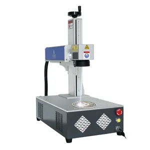 20w 30w Affordable Portable Fiber Laser Marking Machine Mini Fiber Laser Marker DST Metal Kingdom Key Training Character Power