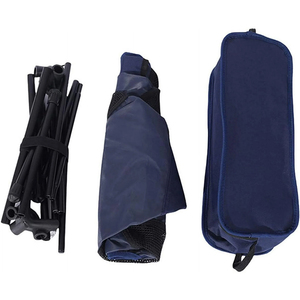 Chaise de camping pliable <span class=keywords><strong>l</strong></span>égère et portable pour la plage, la randonnée, la pêche, chaise de camping pliable en aluminium à dossier bas avec <span class=keywords><strong>sac</strong></span> de rangement - Product Image 4