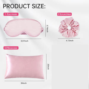 Wholesale 22mm 100% Natural Organic Mulberry <b>Silk</b> Satin Pillowcase Set Pillow Cover Luxury <b>Silk</b> Pillow case Gift Set - Product Image 4