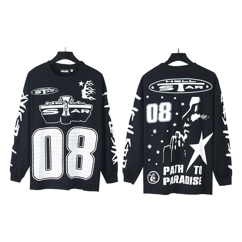 pure cotton crew neck sweatshirt-dy-t17 black