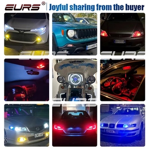 12V 16LED Retractable Crystal Eye DRL Dual Color White Amber Sequential Turn Signal Waterproof <strong>Daytime</strong> <strong>Running</strong> <strong>Light</strong> - Product Image 6