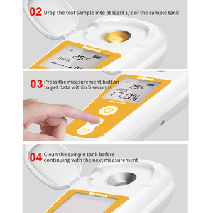 Refratômetro Digital Brix de alta precisão Refratômetro Digital Brix Handheld Brix Sugar Meter Refratômetro - Product Image 2