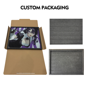 Tapis de souris en verre trempé micro-gravé avec logo personnalisé, tapis de souris de jeu en verre, ODM, tapis de souris professionnel pour l'e-sport, tapis de souris rapide pour les joueurs - Product Image 2