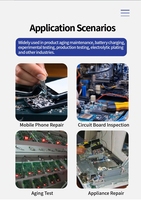 Alimentation linéaire CC réglable HISGLRT HXY-305DF 0-30V 0-5A avec affichage 4 chiffres 10mV 1mA, entrée unique, pour laboratoire