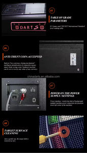 Máquina de Dardos Arcade con Monedas, Máquina de Dardos Electrónica con Pantalla LCD para Bares y Parques de Atracciones, Máquina de Dardos para Vs Phoenix - Product Image 6
