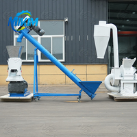 Ligne de production d'aliments pour volailles de petite taille 1000 kg/h, machines de traitement des aliments