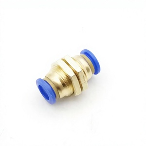Raccords pneumatiques PM, connecteur droit pour traversée de cloison, pour tuyau de 4-12 mm DE, connecteur rapide en plastique à enfiler pour gaz et air YIIDNN Guangdong - Product Image 5