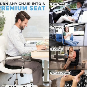 Nhà máy nóng bán tùy chỉnh di động chỉnh hình làm mát chống trượt văn phòng và nhà dày Bộ nhớ bọt gel Ghế đệm - Product Image 4