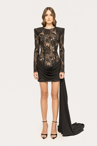 2025 sản phẩm tùy chỉnh ren thiết kế trang phục thanh lịch cho phụ nữ và phụ nữ ăn mặc Chất lượng cao giá bán buôn Chiều dài sàn - Product Image 5