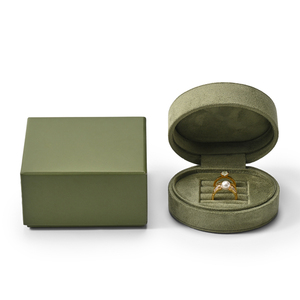 FANXI Wholesale Custom Logos Luxury Suede Gift Jewelry Packaging <b>Box</b> Bracelet Necklace Ring <b>Earrings</b> Jewellery <b>Box</b> - Product Image 1
