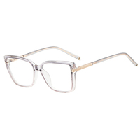 Monture de lunettes optiques carrée souple Partagas TR90 avec paillettes, charnière à ressort, anti-lumière bleue, pour femmes