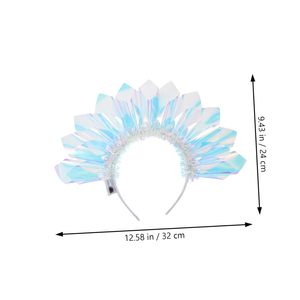 Cheap <b>Light</b> <b>up</b> Headband LED Crown Headbands Glow Nightclub Headpiece Festival Party Rave Hair Accessories for Women and Girls - Product Image 2