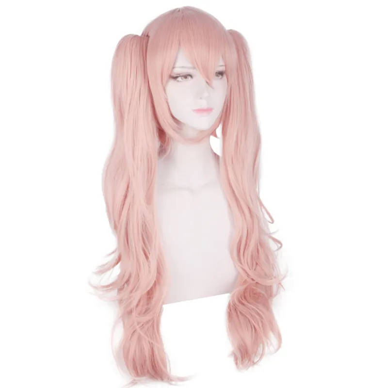 Ball on broken / round dance animation  River Island Shield  Cherry Pink Split cosplay Wig