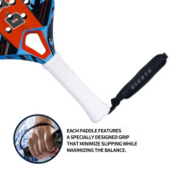 Raquettes de tennis en fibre de carbone 3K de qualité supérieure en gros, service OEM personnalisé avec poignée en carbone, marque privée