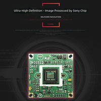 Caméra de recul spéciale, résolution 1080p, alimentation 12V pour poignées de porte, compatible avec