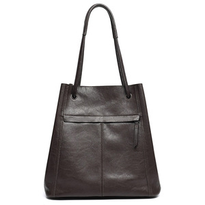 Bolso de Hombro de Cuero Genuino Personalizado con Logotipo de Fábrica, Impermeable, Estilo Casual para Mujer, Nueva Colección - Product Image 4