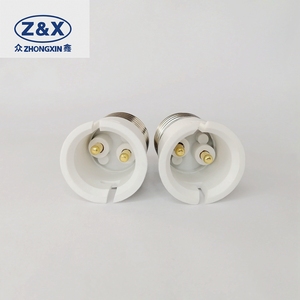 CE Certified <b>E27</b> to B22 Converter Plastic Electric <b>Lamp</b> <b>Holder</b> Adapter with Screw Style - Product Image 2