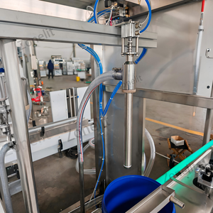 Xô trọng lượng Quy mô chất lỏng nhớt Vật liệu 25 kg tự động Trọng lượng điền Máy đóng nắp với băng tải - Product Image 5