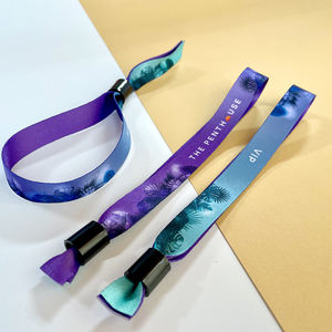 Pulseras Coloridas de Alta Calidad con Logotipo Personalizado para Eventos, Pulseras de Tela <span class=keywords><strong>totwoo</strong></span> de Larga Distancia con Función Táctil - Product Image 5
