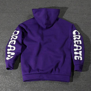 Unisex de alta calidad Boxy Fit <span class=keywords><strong>Zip</strong></span>-up Tech Fleece Hoodies 500 Gsm algodón logotipo personalizado para Puff estampado bordado Y2K con capucha para ganar - Product Image 2