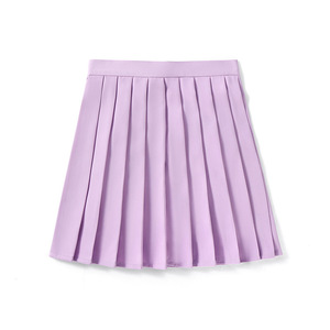 Falda Escolar Estilo Anime para Verano, Cintura Alta, Plisada, Corta, Color Sólido, Poliéster Antiarrugas - Product Image 5