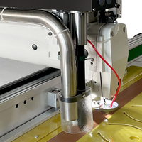 Machine à coudre simple XC-13090, surjeteuse, point noué, mécanisme d'alimentation par pied marcheur, moteur servo, fonctionnement mécanique pour le métal