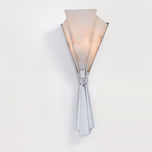 Spanish Marble Wall <b>Lamp</b> E27 Beige <b>Shade</b> Stainless Steel Body For Living Room Bedroom Ambient Lighting - Product Image 2