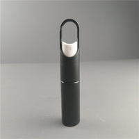 Nouvelle conception de flacon de parfum portable en plastique de 20 ml, échantillon gratuit, flacon pulvérisateur coloré avec crochet, impression de logo personnalisée, flacon pulvérisateur