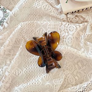 Pinces à cheveux papillon creuses en acétate de haute qualité pour femmes, élégantes, colorées, 8 cm, grandes pinces à griffes, accessoires pour cheveux - Product Image 6