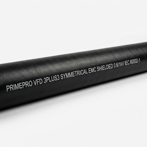 <span class=keywords><strong>สาย</strong></span>เคเบิล PRIMEPRO 3Plus3 Sym VFD 0.6/1kV ป้องกันคลื่นแม่เหล็กไฟฟ้าแบบสองชั้น ฉนวน XLPE มาตรฐาน IP68 ทนทานต่อรังสียูวีสูง ทนน้ำมัน ความจุต่ำ - Product Image 2