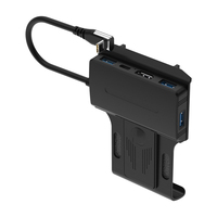 Aksesoris Asus ROG Laris Manis: Dock Pengisian Daya Ekstensif untuk Konsol Game, Kompatibel dengan Steam Deck/ROG/Switch, Hub USB