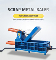 Chine Bon 125T Presse à balles hydraulique pour ferraille Machine de recyclage des boîtes de conserve en aluminium