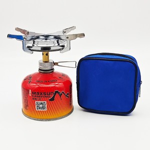 Estufa de Gas Portátil Maxsun, Estufa de Camping de Aleación de Aluminio con Combustible de Butano, con Estuche de Transporte - Product Image 1